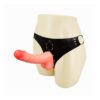Arnés con dildo y testículos