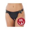 Arnés de castidad con plug anal
