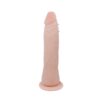 Dildo con ventosa color natural 21 cm