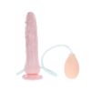 Dildo con bomba de eyaculación y ventosa