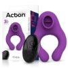 Fenda. Anillo vibrador con lengua y control remoto