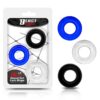 Set 3 anillos para el pene 1,6 cm