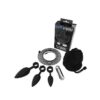 Set de 4 plugs entrenamiento anal con vibración