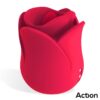 Meryl. Estimulador vibrador de rosa con lengua - Imagen 2
