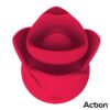 Meryl. Estimulador vibrador de rosa con lengua - Imagen 3