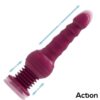 Rocket. Vibrador con thrusting ultra jet thruster con ventosa - Imagen 3