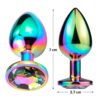 Space Journey. Plug anal multicolor - Imagen 5