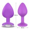 Sparkly. Plug anal violeta - Imagen 3
