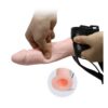 Arnés con dildo hueco y vibración - Imagen 5