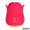 Meryl. Estimulador vibrador de rosa con lengua - Imagen 4
