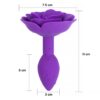 Plug anal con rosa - Imagen 9