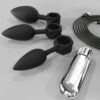 Set de 4 plugs entrenamiento anal con vibración - Imagen 5