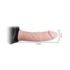 Arnés con dildo hueco y vibración - Imagen 6