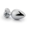 Plug anal base corazón blanco - Imagen 5
