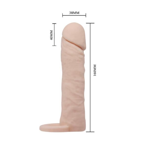 Funda para el pene realista medium - Imagen 5