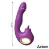 Toka. Vibrador con oscilación 360º y lengua estimuladora - Imagen 8