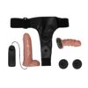 Arnés con dildo doble retráctil con vibración - Imagen 9