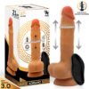 Adriano. Dildo realista vibración y bolas up and down internas