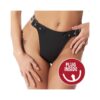 Arnés de castidad ajustable con plug anal