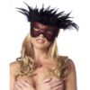 Máscara de lujo con plumas - Imagen 2