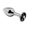 Plug anal con joya negra. Talla L
