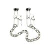 Pinzas pezones cadena metal