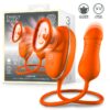 Lizer pro. Estimulador con lengua oscilante, bomba de vacío y huevo con up and down