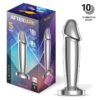 Sarmy. Plug anal cromado con vibración - Imagen 14