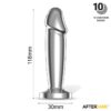 Sarmy. Plug anal cromado con vibración - Imagen 10