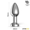 Dimpor. Plug anal cromado con vibración - Imagen 11