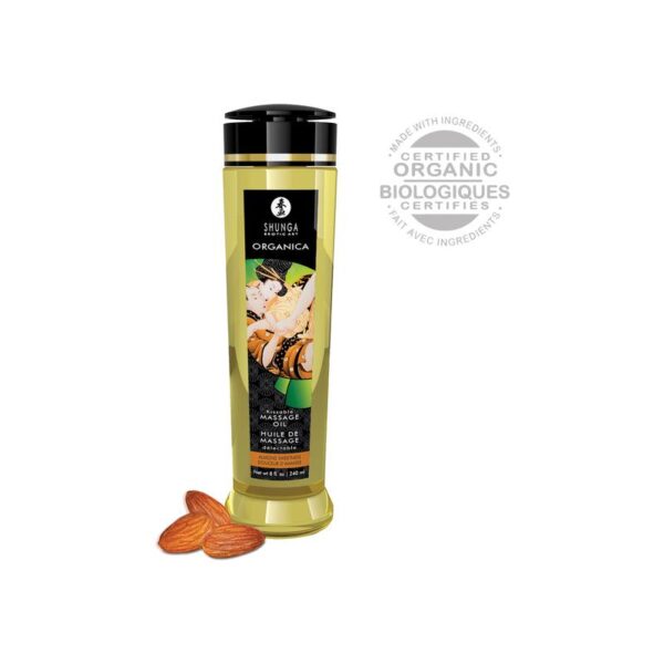 Aceite de masaje orgánico. Almendra dulce [240 ml]