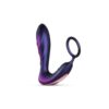 Black hole. Plug anal con anillo para el pene/testículos con control remoto