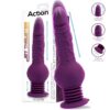 Booster. Vibrador con thrusting ultra jet thruster con potente ventosa