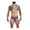 High cut cheeky brief tattoo. Calzoncillo alto [XL]