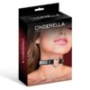 Collar chocker con corazón y pedrería - Imagen 2