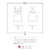 828-CHE-1. Chemise y tanga - Imagen 3