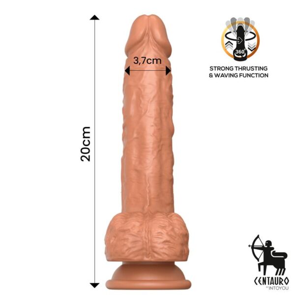 Octavius. Dildo con vibración, thrusting y waving 360º [20 cm] - Imagen 9